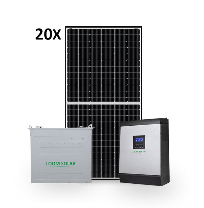 Loom Solar 10 KW Off Grid Solar System for Offices, Commercial Shops, Factories